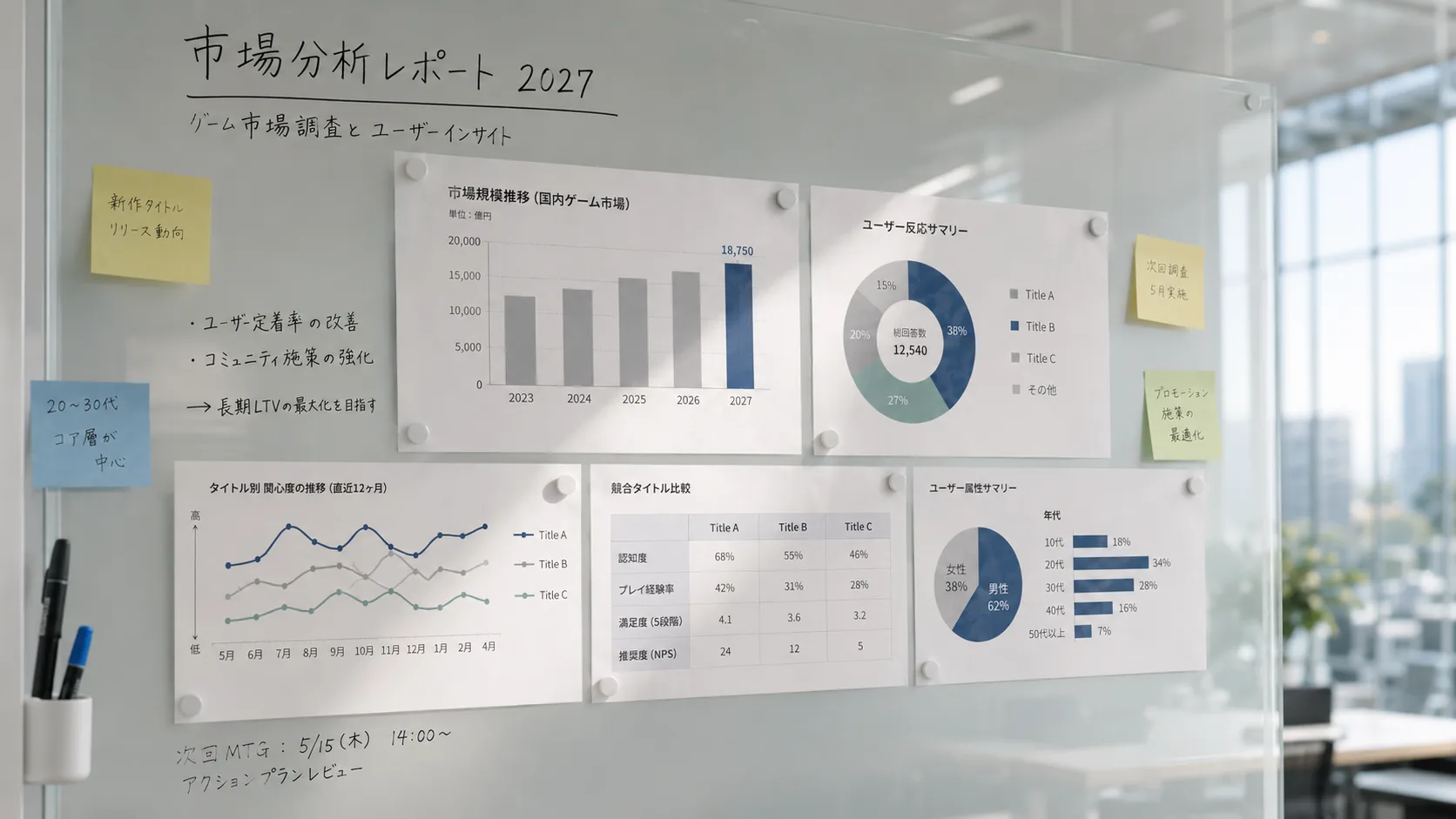 市場分析・反響調査